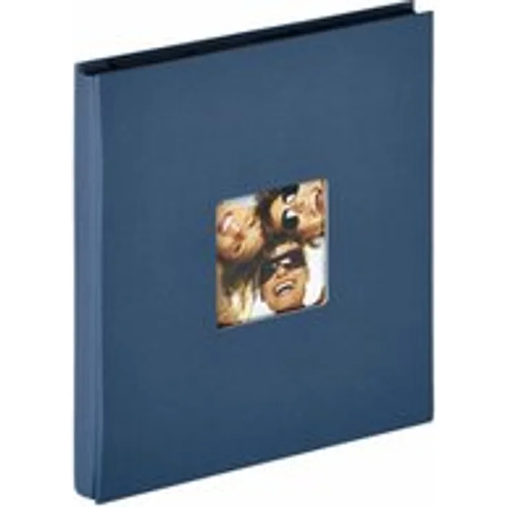 Walther design EA-110-L Fun Einsteckalbum, für 400 Fotos im Format 10 x 15 cm, blau