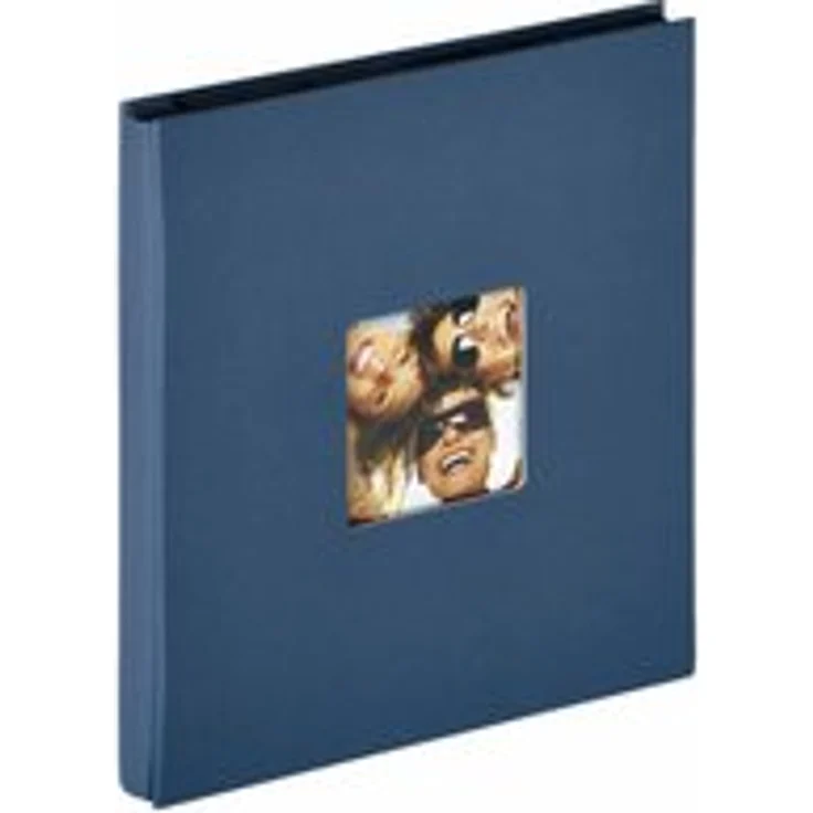 Walther design EA-110-L Fun Einsteckalbum, für 400 Fotos im Format 10 x 15 cm, blau