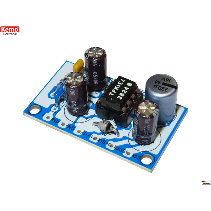 1 Watt Verstärker 6V - 9V B182 Kemo Bausatz (Dieser Artikel ist ein: Löt Bausatz, Lötkenntnisse Erforderlich)