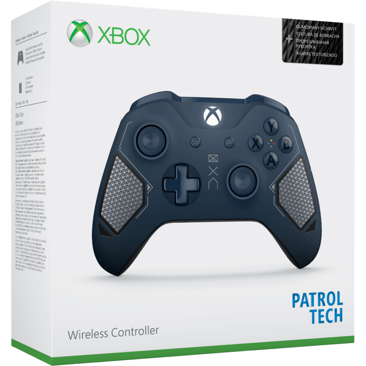 Microsoft Xbox One S Wireless Controller Patrol Tech Special Edition Blau (WL3-00073) (PC, Xbox One, Xbox Series) – Bild 5