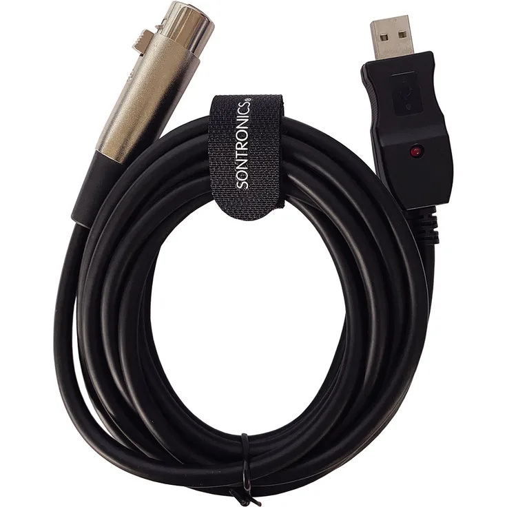 Sontronics XLR-USB - XLR auf USB-Kabel mit USB2.0 plug & play, 44.1-48kHz