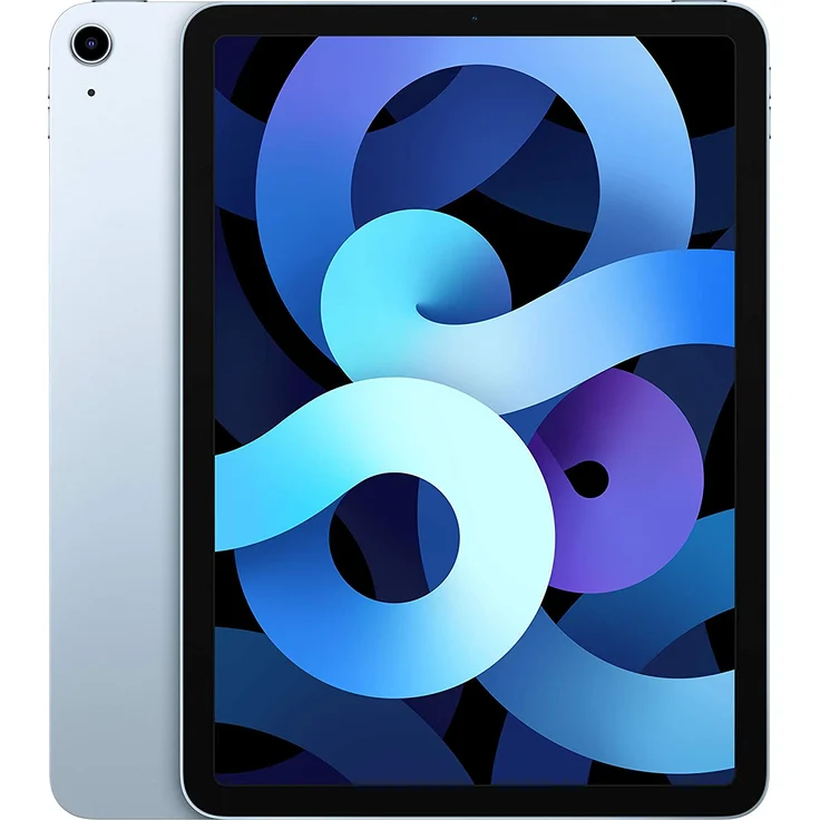Apple iPad Air (2020) Quad-HD-Auflösung 10,9 Zoll, WiFi-Tablet, Hexa-Core, 64 GBSpeicher, iPadOS, Sky Blau (MYFQ2FD/A) – Bild 1