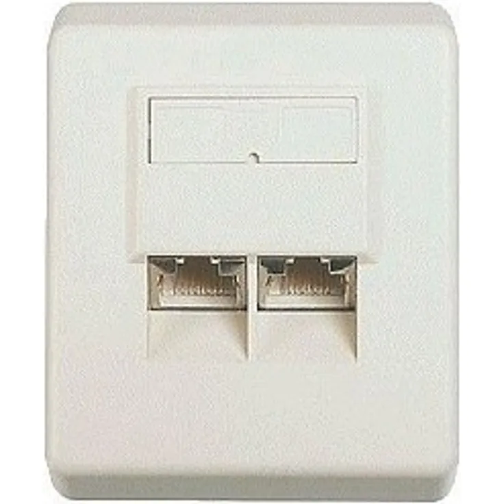ASSMANN Netzwerk-Wanddose Aufputz DN9002 CAT5e, 250MHz