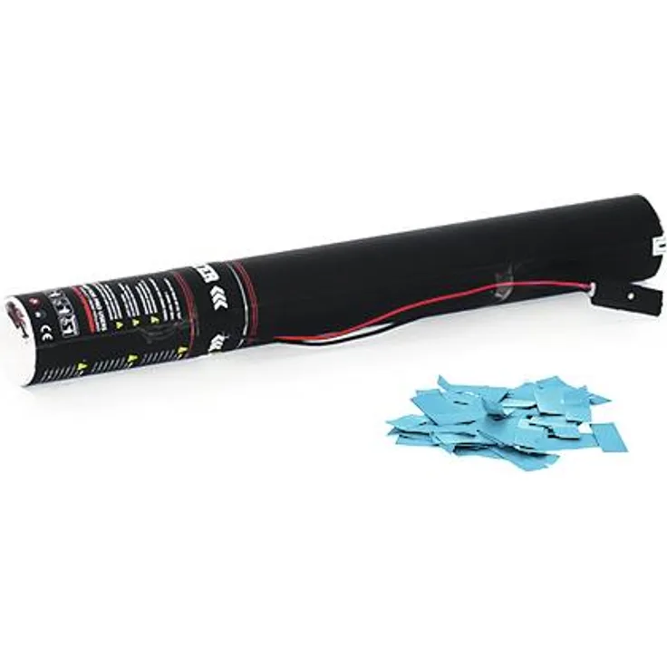 TCM FX Konfetti-Ladung elektrisch 50cm, hellblau