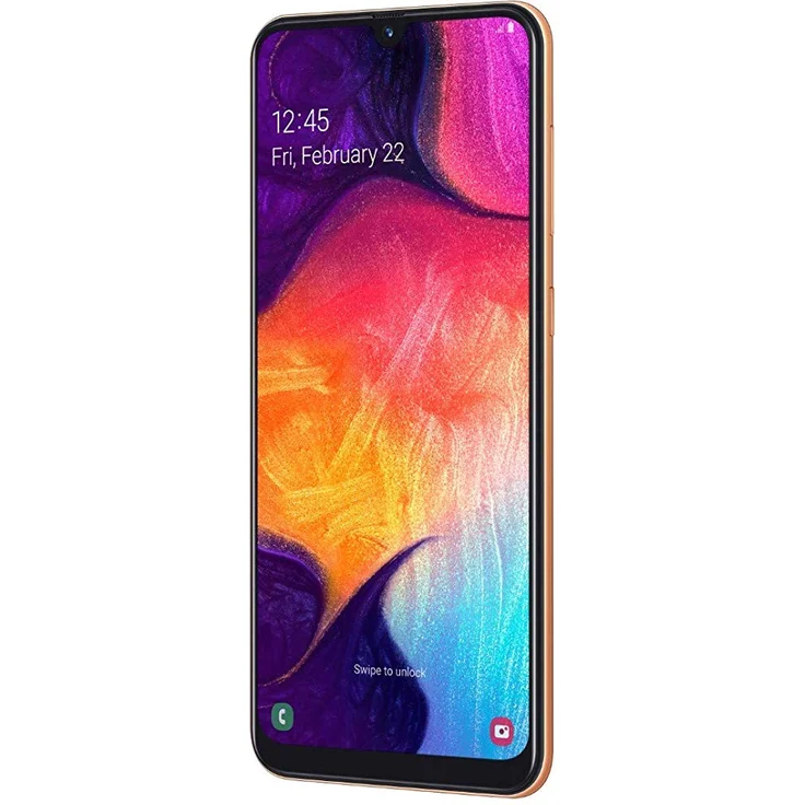Samsung Galaxy A50 Smartphone 16,26cm (6,4 Zoll) Super AMOLED-Display, 128GB interner Speicher, 4GB RAM, Dual-SIM, Android, Coral – Bild 3