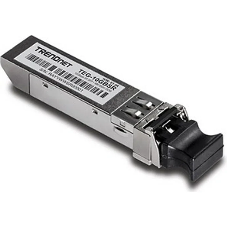 TRENDnet 10G-SR SFP+ Modul, Multi-Mode, LC Transceiver Modul, Bis zu 550 m, TEG-10GBSR