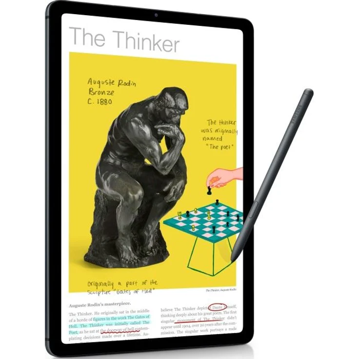 Samsung Galaxy Tab S6 Lite inkl. Stylus Full-HD-Auflösung 10,4 Zoll, WLAN-Tablet, Octa-Core, 4 GB RAM, 64 GB Speicher, Android, Oxford Gray (SM-P610NZAADBT) – Bild 2