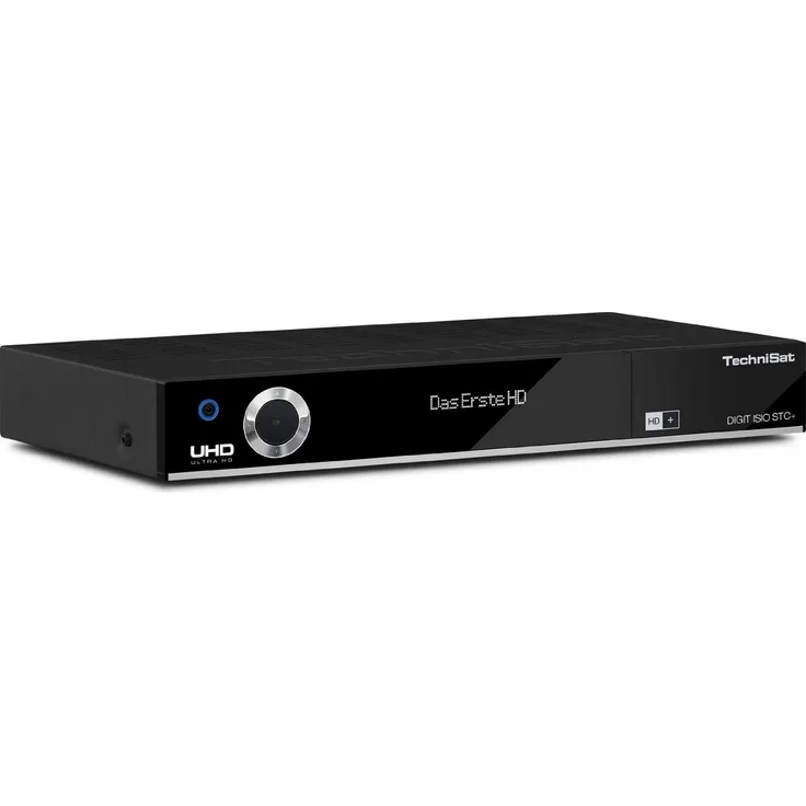 TechniSat DIGIT ISIO STC+ - UHD Receiver mit Twin Tuner (Sat DVB-S-DVB-S2, Kabel DVB-C, DVB-T2 HD, App Steuerung, PVR Aufnahmefunktion, HDMI, WLAN, LAN, CI+, USB 3.0, 6 Monate HD+) schwarz