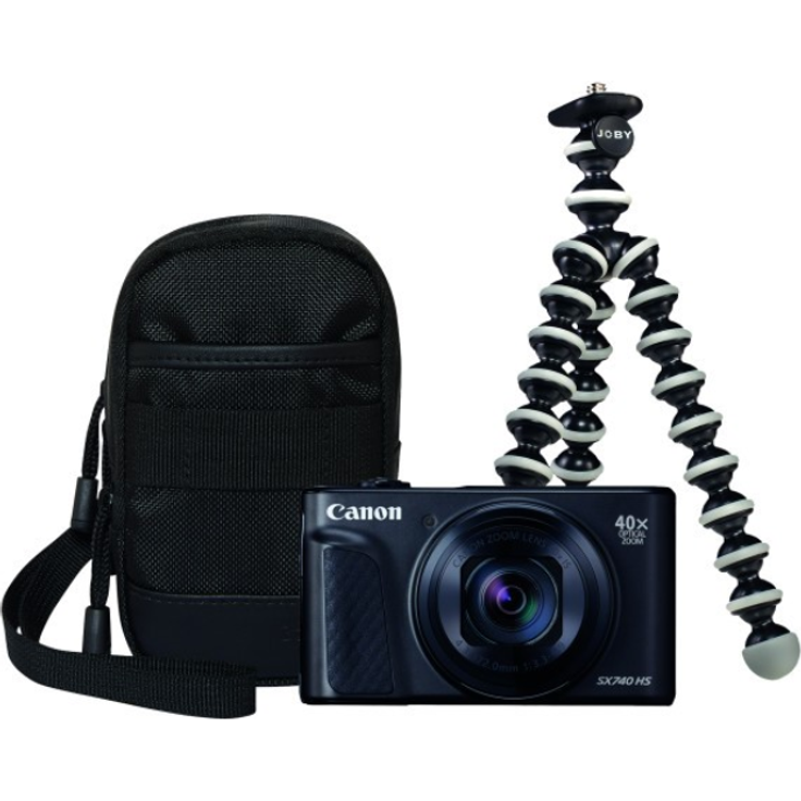 Canon Powershot SX740 HS Travel Kit Zwart – Bild 1