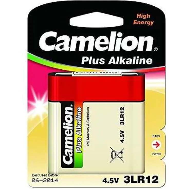 Camelion 11000112 Plus Alkaline Batterie, 3LR12-4,5 Volt, 1er-Pack