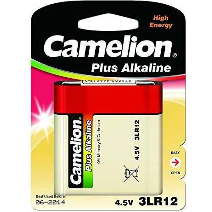 Camelion 11000112 Plus Alkaline Batterie, 3LR12-4,5 Volt, 1er-Pack