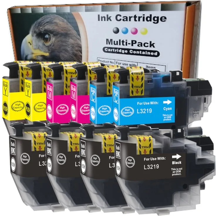 Ink Cartridge DC 10 komp. Druckerpatronen Ersatz für Brother LC-3219 XL Brother MFC-J5330DW, MFC-J5335DW, MFC-J5730DW, MFC-J5930DW, MFC-J6530DW, MFC-J6930DW, MFC-J6935DW mit Chip und Füllstandsanzeige ( DC BR L3219x-10 )