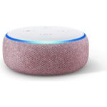 Amazon Echo Dot (3. Generation) Intelligenter Lautsprecher mit Alexa, Lila Stoff
