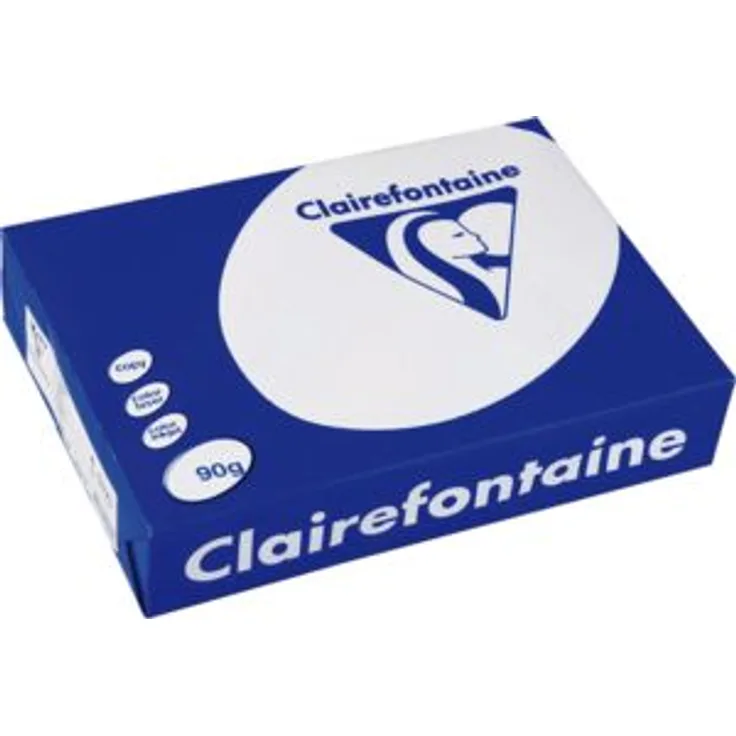 Clairefontaine 2896C Druckerpapier Clairalfa in Weiß - 1 x 500 Blatt in DIN A4 mit 90 Gramm-Blickdichtes Kopierpapier mit besonderer A-Qualität - Preisvergleich