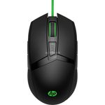 HP Pavilion Gaming 300 (4PH30AA) Maus (kabelgebunden, LED-Beleuchtung, 8 Tasten, 5.000 dpi) schwarz-grün