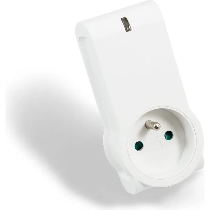 NodOn ASP-2-1-00 Intelligente Steckdose EnOcean, Typ E (französisch), Weiß