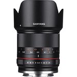 Samyang 21-1,4 Objektiv APS-C Fuji X manueller Fokus Fotoobjektiv, Weitwinkelobjektiv schwarz