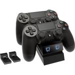Venom Twin Docking Station, lädt zwei Dualshock 4 Controller gleichzeitig ohne Kabel, mit LED Anzeige - Playstation 4