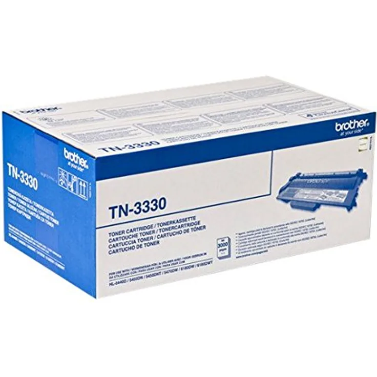 Brother Original Tonerkassette TN-3330 schwarz (für Brother HL-5440D, HL-5450DN, HL-5450DNT, HL-5470DW, HL-6180DW, HL-6180DWT, DCP-8110DN, DCP-8250DN, MFC-8510DN, MFC-8520DN, MFC-8950DW, MFC-8950DWT)
