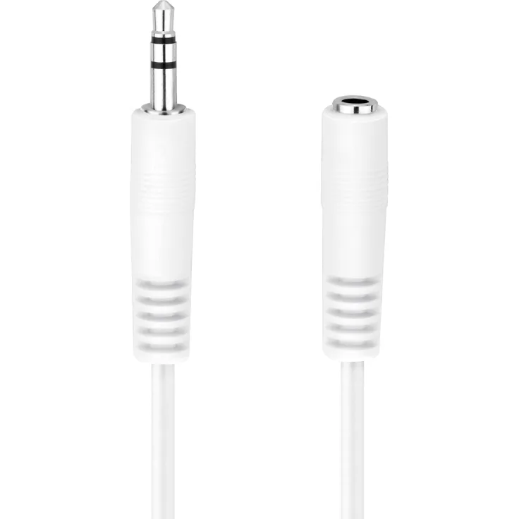 HDSupply LP-AC016-030 Audio Stereo Verlängerungskabel 3,5mm Stecker auf 3,5mm Buchse 3,00m, weiß