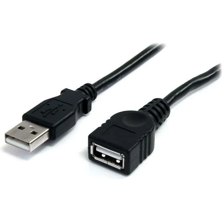 StarTech.com USB2.0 A Verlängerungskabel - Stecker / Buchse - USB-Verlängerungskabel - USB Typ A, 4-polig (M) - USB Typ A, 4-polig (W) - 91cm (USB/USB2.0) - Schwarz - für P/N: 35FCREADBK3, SV221NANOU (USBEXTAA3BK) - Preisvergleich – Bild 1