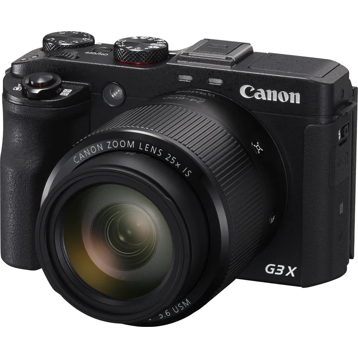 Canon PowerShot G3 X Kompakte Digitalkamera (20,2 MP, Zoom 25x) schwarz – Bild 1