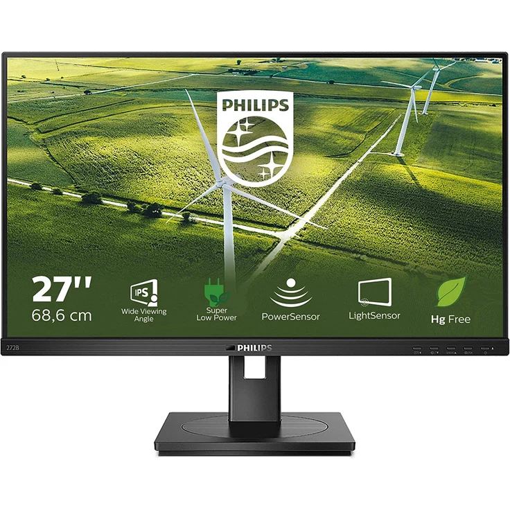 Philips 272B1G/00 - 27 Zoll, Full HD (1920 x 1080 Pixel), IPS-Panel, 75Hz, 4ms, 250cd/m² (272B1G/00) – Bild 1