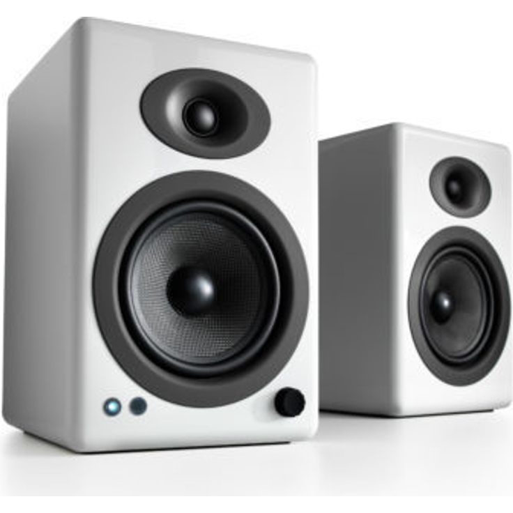 Audioengine Bookshelf Speakers A5+BT Regallautsprecher - 50 Watt - weiß
