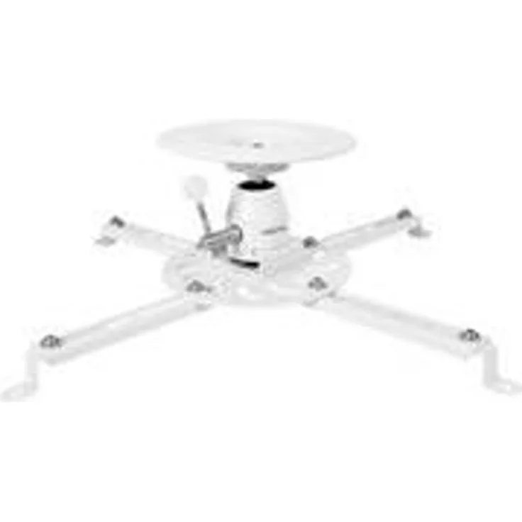 LogiLink BP0056 Halterung für Beamer und Projektoren bis 25 kg, Armlänge 135 mm Weiß