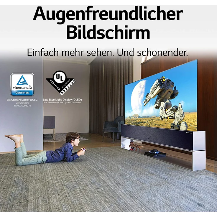 LG OLED55GX9LA 139 cm (55 Zoll) OLED Smart TV (Ultra HD, HDR) HD-Triple-Tuner (Sat, Antenne, Kabel) Modelljahr 2020 Energieklasse G (DE-Modell) - Preisvergleich – Bild 8