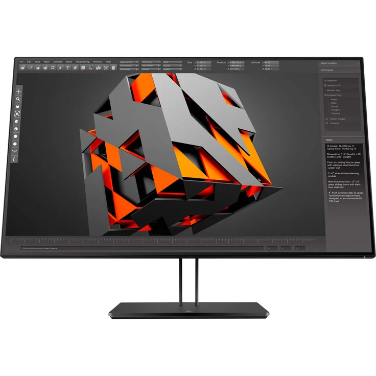HP Z32 (31,5 Zoll - 4K UHD) Business Monitor (HDMI, Mini DisplayPort, DisplayPort, USB-C, Reaktionszeit 14ms, 60Hz) schwarz – Bild 5