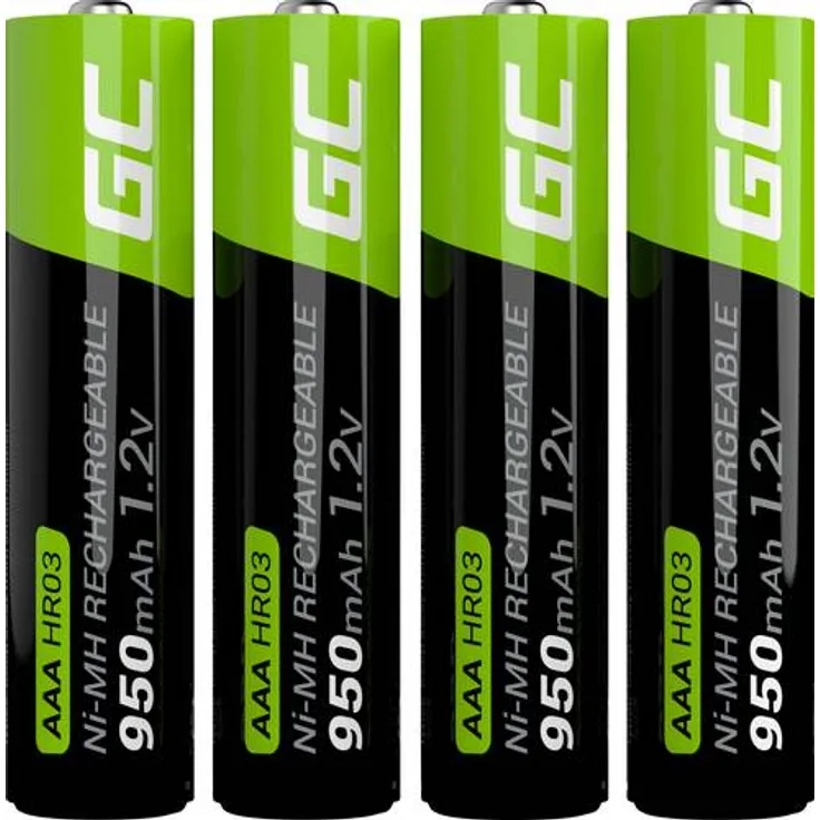 Greencell NIMH 950MAH AAA HR03 4PK