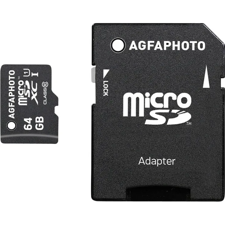 AgfaPhoto Mobile microSDXC 64GB Speicherkarte neu
