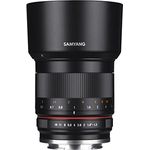 Samyang MF 50mm F1.2 APS-C Fuji X schwarz - manuelles Foto Objektiv mit 50mm Festbrennweite für APS-C Kameras mit Fuji X-Mount, ideal für Portrait, sanftes Bokeh, kompakt und leicht