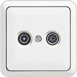 Jung Abdeckung CD561SATWW für SAT-TV-Steckdose