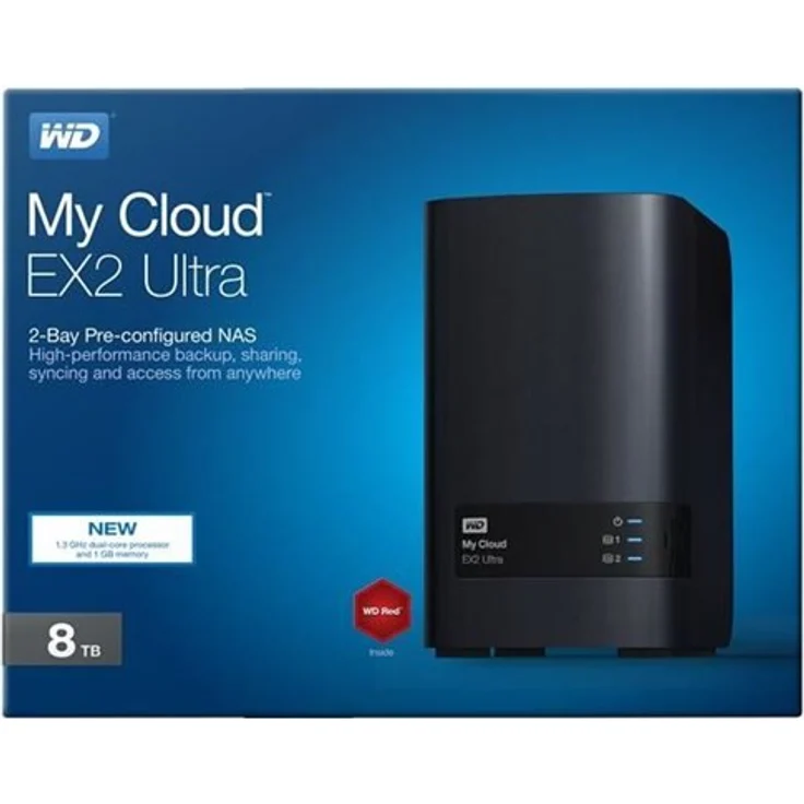 Western Digital 8 TB My Cloud EX2 Ultra-Netzwerkspeicher – Bild 3