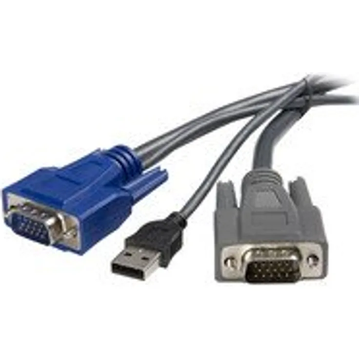 STARTECH.COM 1,8 m schlankes 2-in-1 USB VGA KVM-Kabel