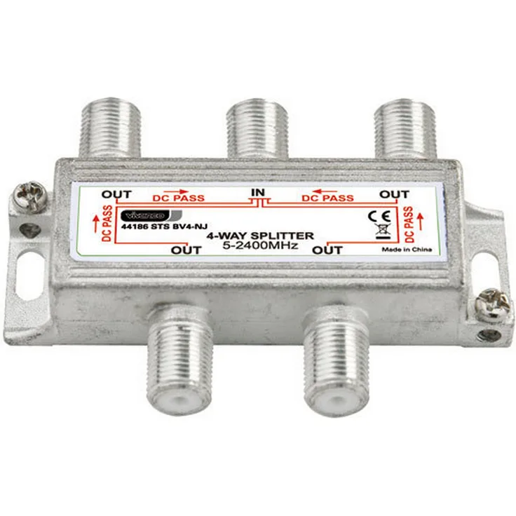 VIVANCO SAT-Universal-Antennenverteiler VIVANCO 44186 STS BV4-NJ 4-fach #4008928441864