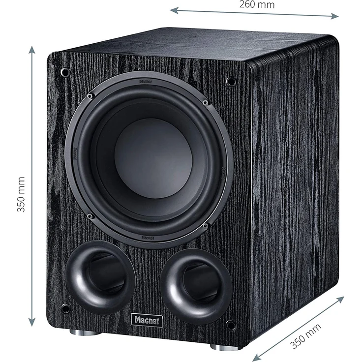 Magnat Alpha RS 8 Subwoofer, schwarz – Bild 5