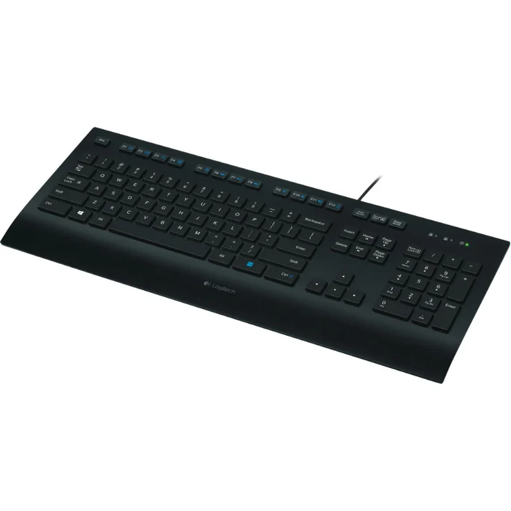 Logitech Corded K280e - Tastatur - USB - USA International QWERTY (920-005217) – Bild 1