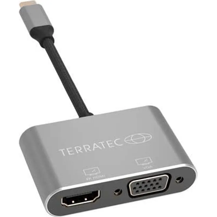 TERRATEC Connect C Type-C auf HDMI und VGA