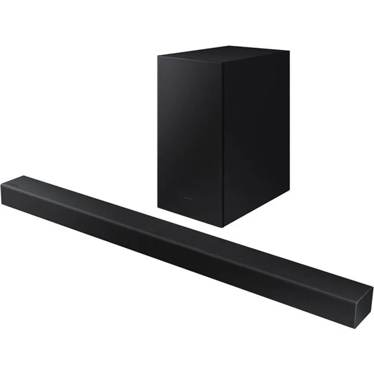 Samsung HW-A450 2.1 Soundbar mit Subwoofer, kabellos/kabelgebunden, geeignet für TV, schwarz (2021) – Bild 3