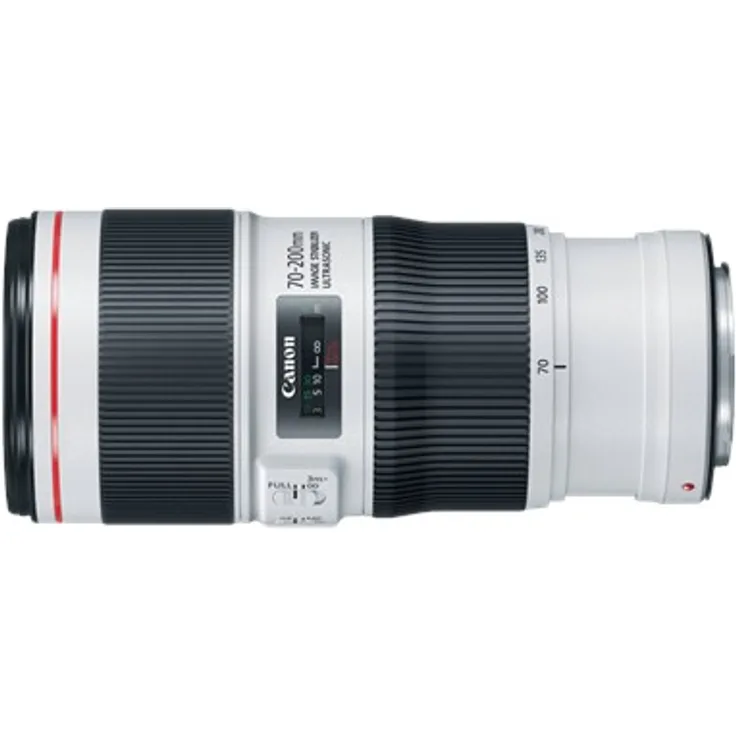 Canon Telezoomobjektiv EF 70-200mm F4L IS II USM für EOS (72mm Filtergewinde) Kameraobjektiv schwarz
