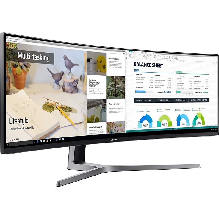 Samsung C49HG90DMU (LC49HG90DMUXEN) - 49 Zoll, Ultra Wide FHD (3840 x 1080), VA-Panel, 144Hz, 1ms, 350cd/m² – Bild 6