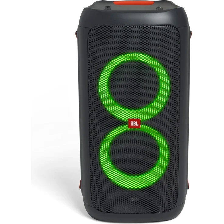 JBL PartyBox 100 Bluetooth-Lautsprecher mit Lichteffekten, USB-Player, MP3-Player, wasserdicht, geeignet für Karaoke, Party, schwarz - Preisvergleich – Bild 2