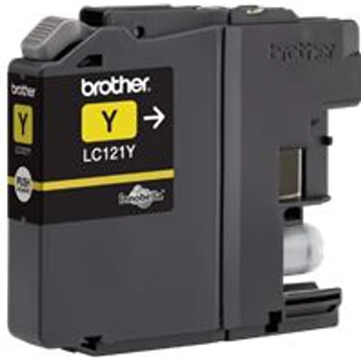 Brother Original Tintenpatrone LC-121Y gelb (kompatibel mit DCP-J132W, DCP-J152W, DCP-J172W, DCP-J552DW, DCP-J752DW, MFC-J245, MFC-J470DW, MFC-J650DW, MFC-J870DW) – Bild 2