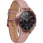 Samsung Galaxy Watch 3 Bluetooth Smartwatch GPS, Damen, 41mm, Lederarmband, Mystic Bronze Smartwatch
