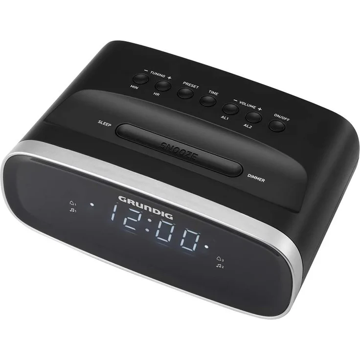Grundig Sonoclock 1500 Radiowecker mit Wecker, LED-Display, schwarz – Bild 3