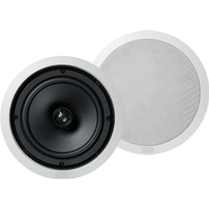 Heco Install Basic INC 82 , Wand- und Deckeneinbaulautsprecher , für Feuchträume (Badezimmer) geeignet , max 180 Watt , 1 Stück - weiß Einbau-Lautsprecher - 100 Watt - weiß