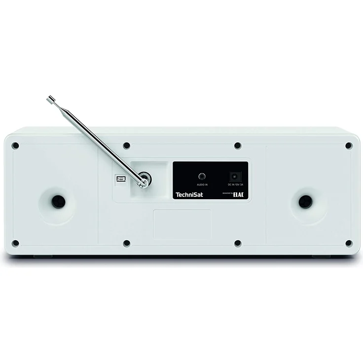 TechniSat DIGITRADIO 3 CD-Radio mit Bluetooth, OLED-Display, Wecker, weiß – Bild 2
